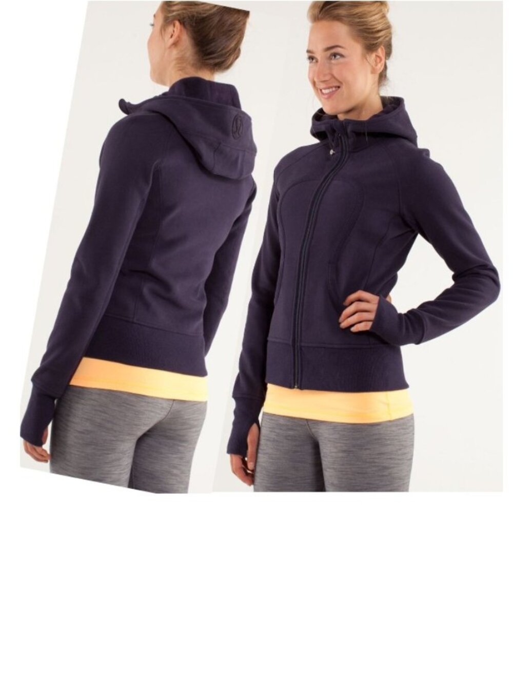 Lululemon Women Fleece Scuba Jacket Hoodie 4